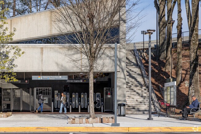 The Oakland City MARTA station is one of two stations in Sylvan Hills.