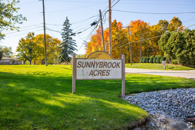 Sunnybrook Acres neighborhood sign will welcome you home every time you drive by.