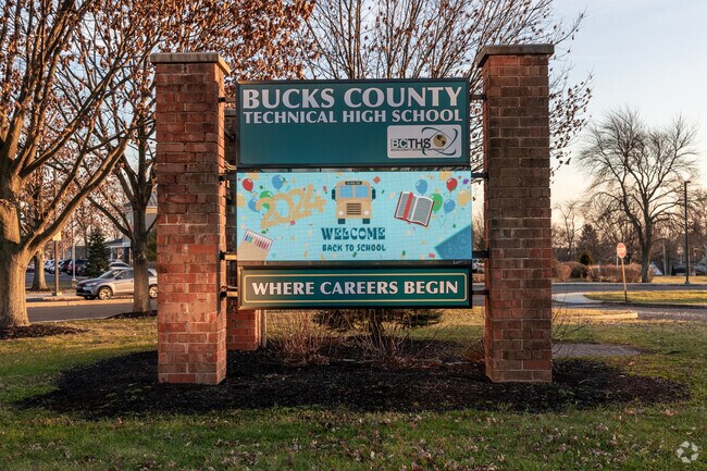Bucks County Technical High School has grades 9-12.