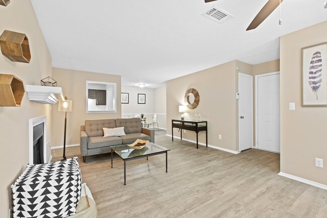 Living Room and Dining Room