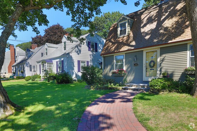 Rows of Cape Cod homes greet neighborhoods in Melrose.