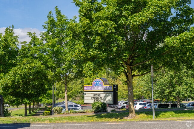 Students enjoy attending the Spring Carnival at Findley Elementary School.