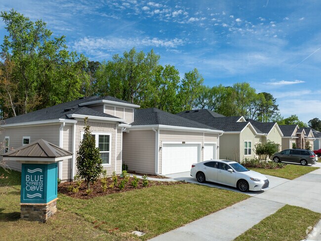 There are new sub-divisions in the area such as Blue Cypress Cove.