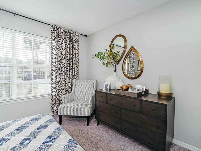 Step into tranquility with this beautifully designed bedroom, perfect for relaxation and comfort.