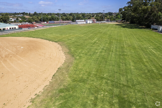 The sporting field of the Ivy High School in Fallbrook.