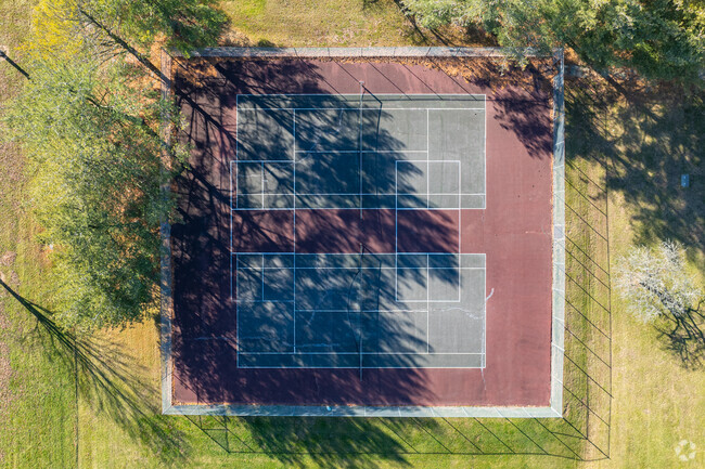 Cherry Hill Middle School has some athletic courts right on its campus.