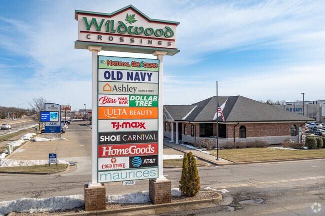 Shop and dine at Wildwood Crossing, a vibrant retail hub in Jefferson City.