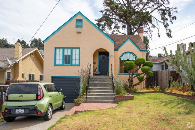 Toler Heights has a few homes that are full of charm and color.