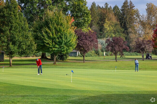 Practice your short game at the Tumwater Valley Golf Club near Littlerock.