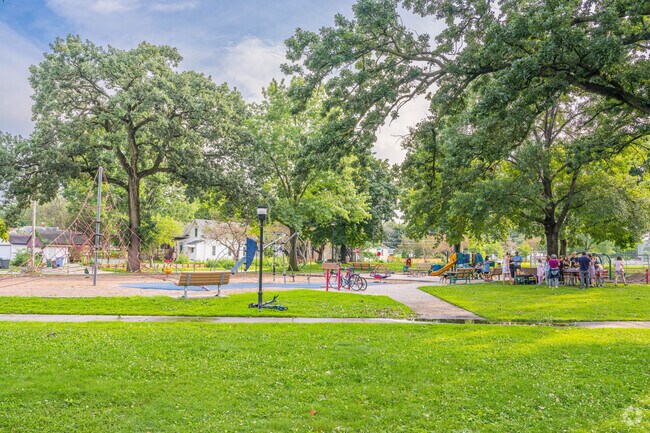 Brackett Field Park is a great place to  hold a community picnic.