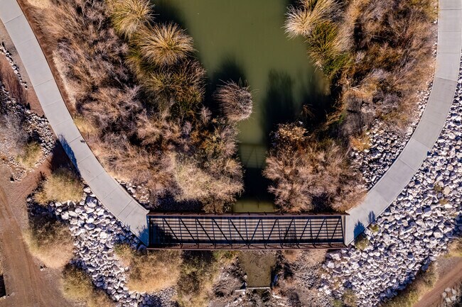 The Wetlands Park in Whitney includes a bridge for one of its many trails.