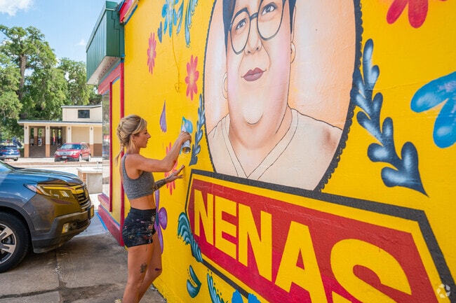 In nearby Clute, a wide array of artistic murals can be found on many buildings
