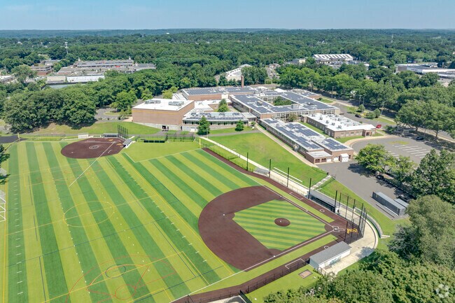 The Jonathan Law High School prepares Devon students for college.