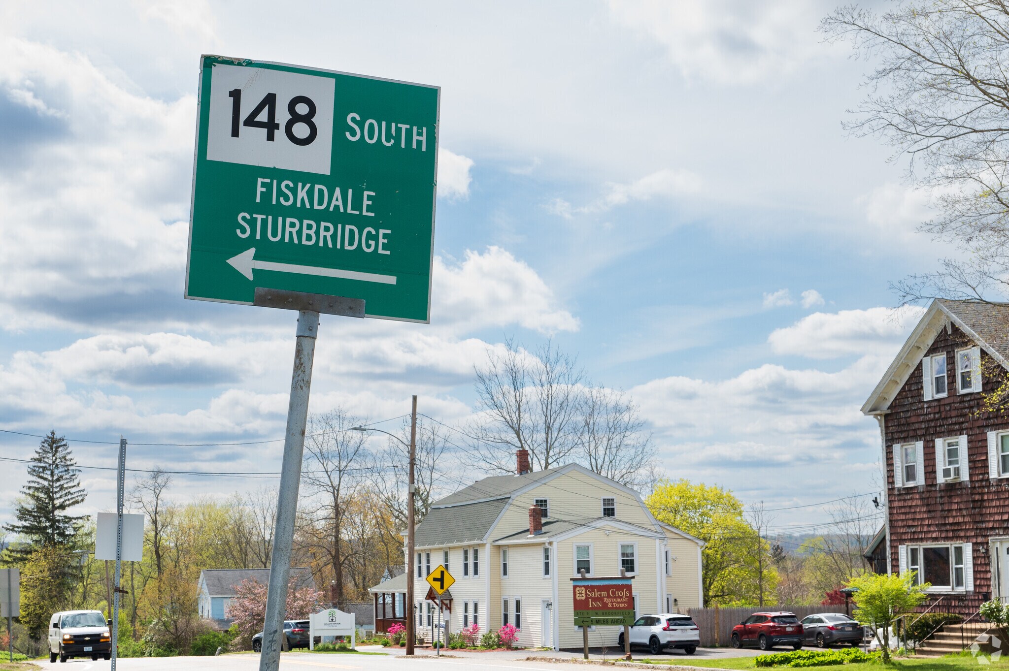 Brookfield is majorly accessed through Route 148.