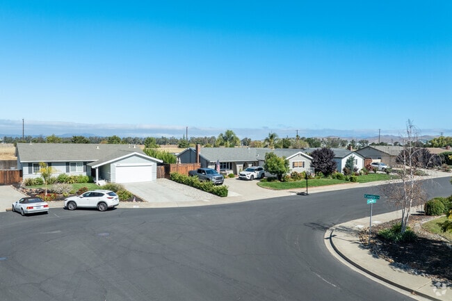 Quiet streets and mature trees surround classic suburban homes in Granada Park, Livermore.