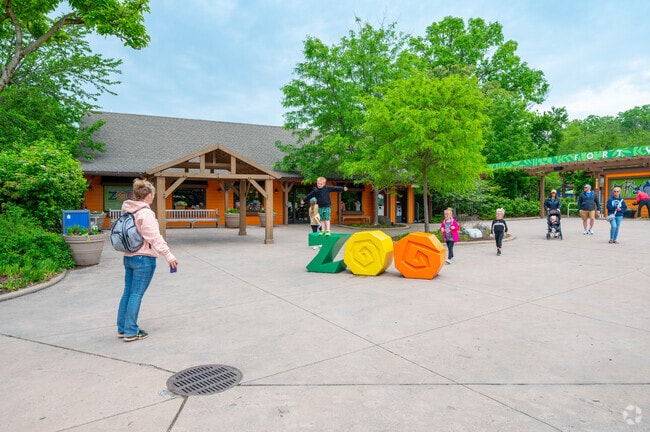 The Fort Wayne Children's Zoo is within walking distance of Five Points.