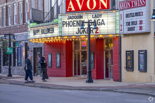 Catch a classic film at Avon Theatre, just a short trip from Millikin Home.