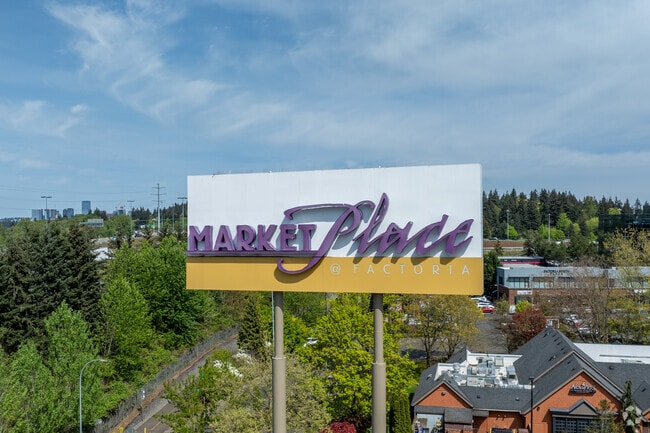 Factoria has many centrally located stores and restaurants convenient for locals.