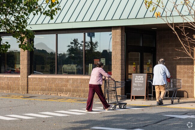 North End residents can shop for groceries at the local Hannaford's.