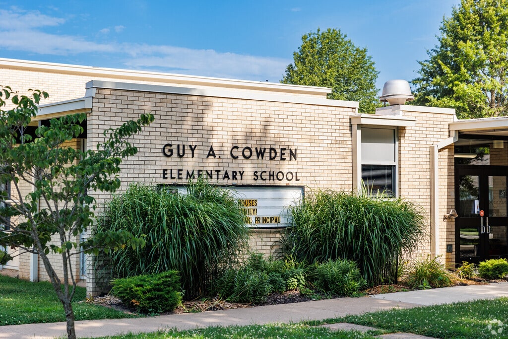 Cowden Elementary School feeds into Pershing Middle School.