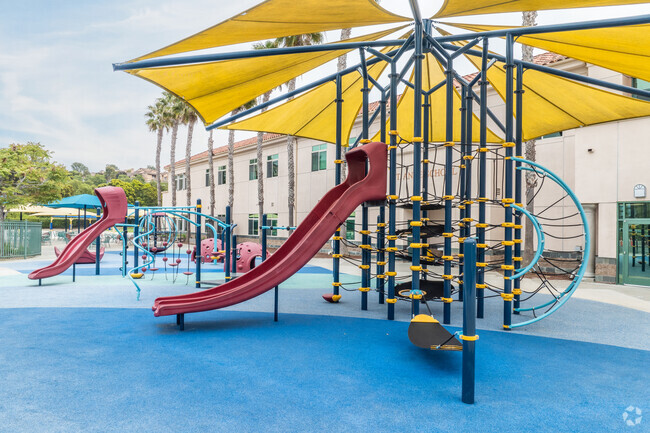 St. Anne School has playgrounds and play areas for students to enjoy.