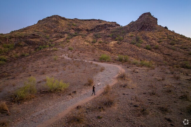 The pathways of Lookout Mountain beckon hikers for an adventure in North Central Phoenix.