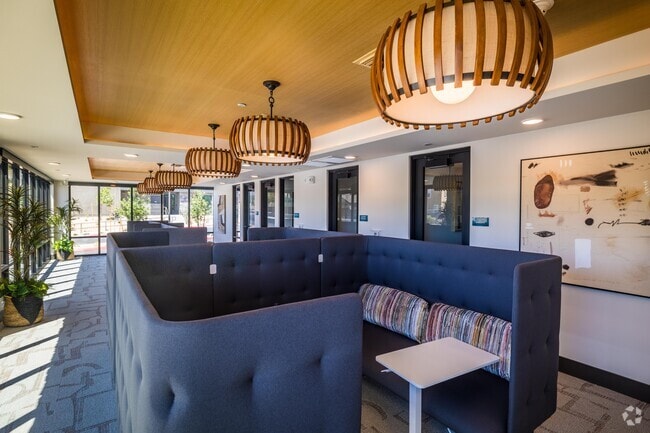 Business Center with Coworking Pods and Conference Rooms