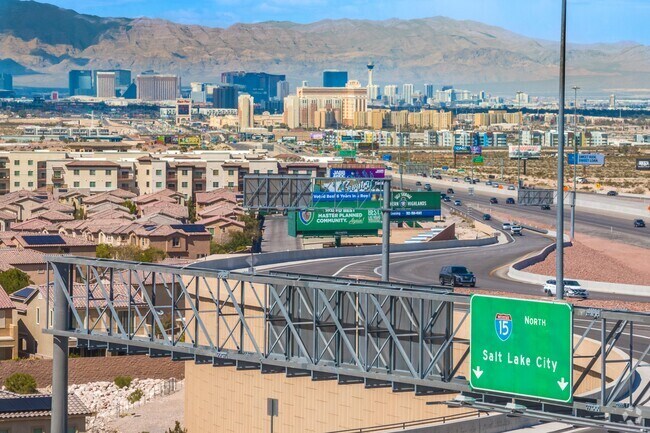 At the I-15 and St. Rose Parkways interchange, you can gain easy access to downtown Las Vegas.