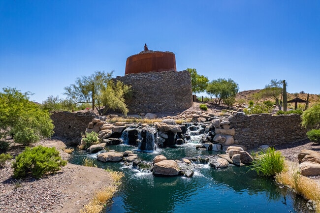 Capture the essence of Estrella Mountain at the majestic Star Tower.