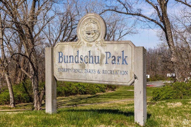 Bundschu Park has plenty of green space for playing and running around.