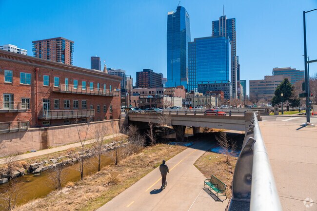 Highland has easy access to the Cherry Creek Trail for emission-free commutes downtown.