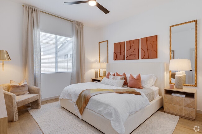 3BR, 2BA - 1,355SF - Primary Bedroom