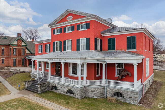 Ogdensburg's Remington Art Museum is housed in an old Victorian-era home.