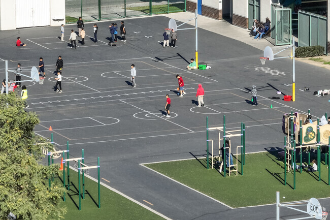 Santa Ana students enjoy recess at Jim Thorpe Fundamental Elementary.