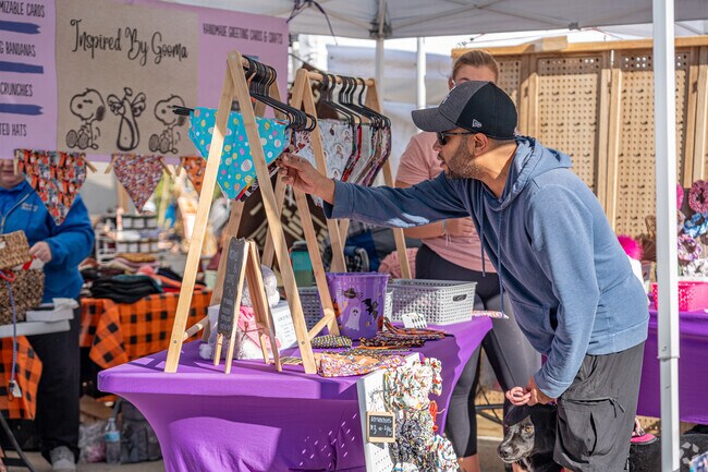 Residents love bringing their dogs to the annual Fox Fall Fest.