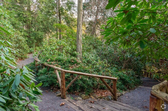 Walking trails are at Leonard J. Buck Garden located in The Hills in Far Hills, N.J.