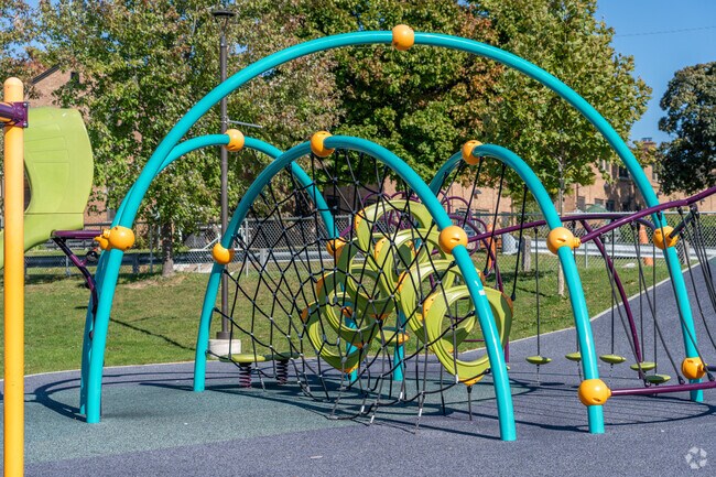 Southlawn Park has new playground equipment for the kids.