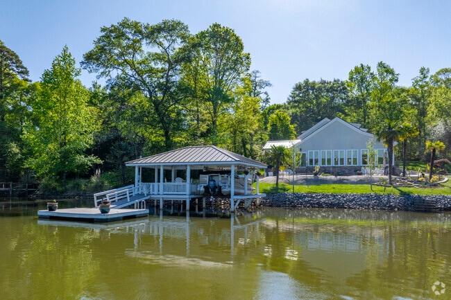 Dixie-Berryhill offers some residents waterfront access with private docks.