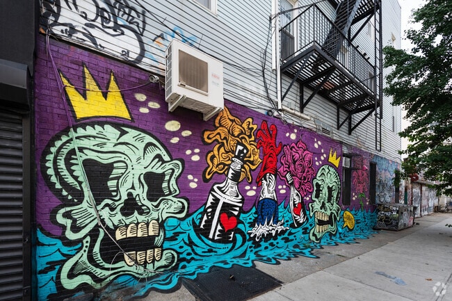 Around every corner you will find more murals in Bushwick.
