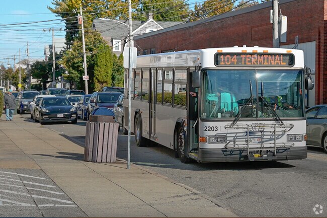 Public transportation always runs in the Highlands-Fall River neighborhood.