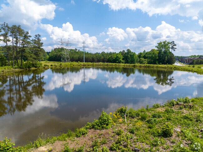 Irondale's subdivisions have beautiful landscaping such as Lake at Mundy's Mill.