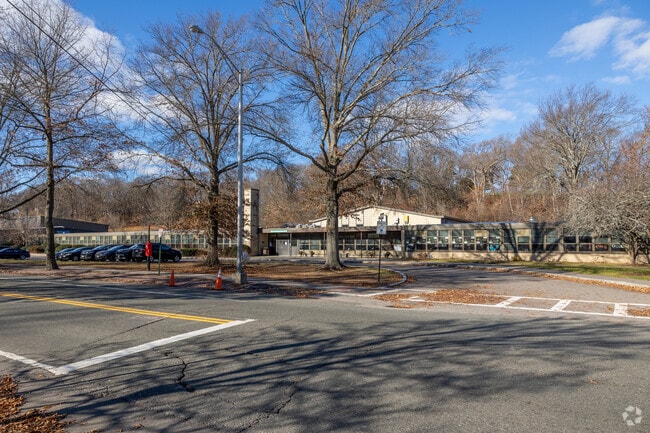 Plenty of parking at Charles A. Bernazzani Elementary School in Quincy.