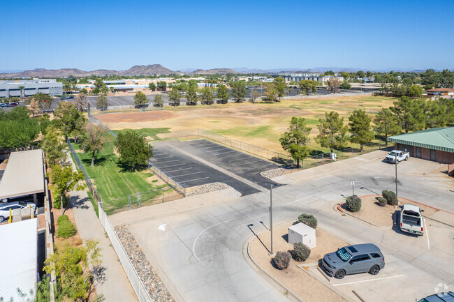 Hub of sports, the baseball field at Canyon Elementary School in Glendale.