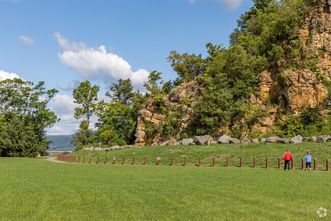 Chimney Rocks Park provide a peaceful place to walk.
