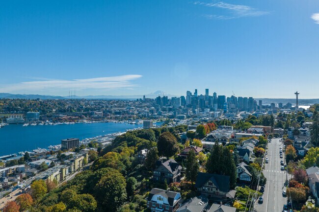 North Queen Anne boasts views of Lake Union and Seattle’s downtown skyline.