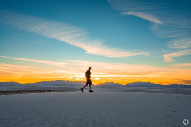 Diverse natural wonders surround the high desert city of Alamogordo including White Sands National Park; a vast, windy landscape that, by all appearances, belongs on another planet.