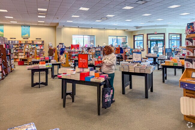 Browse the best seller section at the Barnes and Nobles in Bowie Town Center not far from Whitehall.