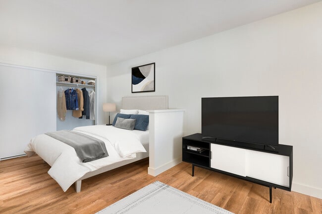 Renovated Package II sleeping nook with hard surface flooring