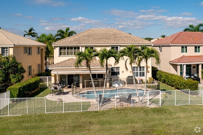 Backyard pools are popular in The Ridges neighborhood of Weston, FL.