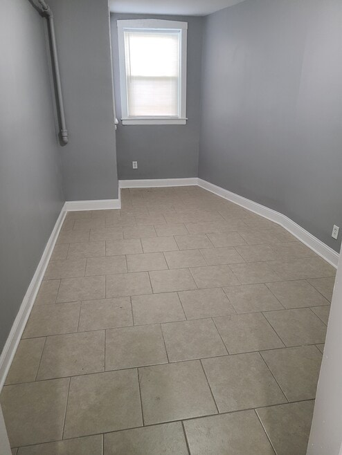 Main living area for studio unit